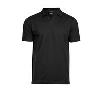 Tee Jays Men's Double Preshrunk Luxury Stretch V-Neck Polo