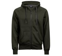 TEE JAYS Women's Fashion Full Zip Hoodie in Dark Olive | Size: XL TEE JAYS Dark Olive XL