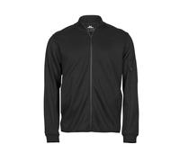 TEE JAYS Men's Full Zip Athletic Jacket in Black | Size: Large TEE JAYS Black L