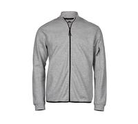 TEE JAYS Men's Full Zip Athletic Jacket in Grey | Size: Small TEE JAYS Grey S