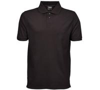 Heavy Pique Short Sleeve Polo Shirt TEE JAYS Black XL