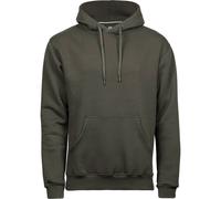 TEE JAYS Men's Heavyweight Cotton Polyester Hoodie with Kangaroo Pocket in Green | Size: Large TEE JAYS Green L