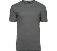 Tee Jays Mens Interlock Short Sleeve T-Shirt (L) (Powder Grey)