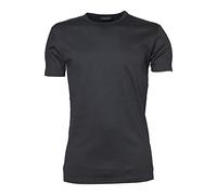 Tee Jays Mens Interlock Tee - Dark Grey - M