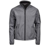 TEE JAYS Men's Lightweight Active Soft Shell Jacket in Grey | Size: 3XL TEE JAYS Grey 3XL