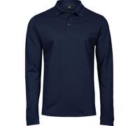 Tee Jays Men's Luxury Long Sleeve Double Preshrunk Stretch Polo