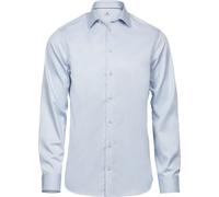 TEE JAYS Men's Luxury Slim Fit Long Sleeve Oxford Shirt in Light Blue | Size: 2XL TEE JAYS Light Blue 2XL