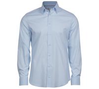 TEE JAYS Men's Luxury Stretch Long-Sleeved Shirt in Light Blue | Size: Medium TEE JAYS Light Blue M