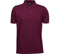 Tee Jays Mens Luxury Stretch Polo - Wine - M