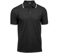 Tee Jays Mens Luxury Stretch Stripe Polo S-3XL