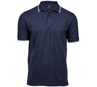 Tee Jays Mens Luxury Stretch Stripe Polo S-3XL