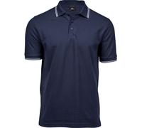 Tee Jays Men's Luxury Stripe Stretch Mini Pique Polo