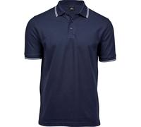 Tee Jays Mens Luxury Stripe Stretch Polo Shirt Short Sleeve Casual Workwear