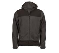 Tee Jays Mens Mountain Fleece Hooded Jacket PC5579