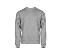 TEE JAYS Men's Power Heather Sweatshirt in Grey | Size: 4XL TEE JAYS Grey 4XL