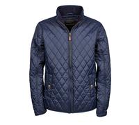 TEE JAYS Men's Richmond Diamond Quilted Jacket in Mid Navy | Size: Medium TEE JAYS Mid Navy M