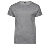 Tee Jays Men's Roll-Up Sleeve Fashionable Relaxed Fit Tee