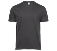 Tee Jays Mens Short Sleeve T-Shirt, Dark Grey, Medium. TJ1100