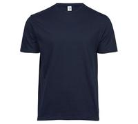 Tee Jays Mens Short Sleeve T-Shirt, Navy Blue, X-Large. TJ1100