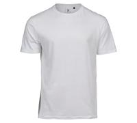 Tee Jays Mens Short Sleeve T-Shirt, White, Large. TJ1100