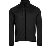 Tee Jays Mens Stretch Fleece Jacket Stand Up Collar 2 Zippered Front Pocket Coat