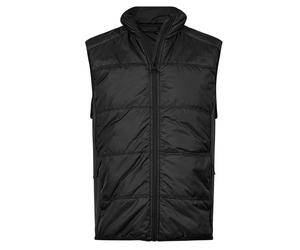 TEE JAYS Men's Stretch Hybrid Body Warmer in Black | Size: Medium TEE JAYS Black M