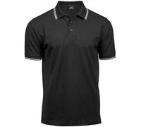 Tipped Stretch Polo Shirt TEE JAYS Black S
