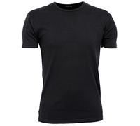 Tee Jays Mens TJ520 Short Sleeve Interlock Tee - Black - M