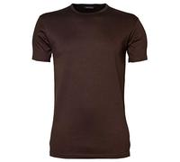 Tee Jays Mens TJ520 Short Sleeve Interlock Tee - Chocolate - M