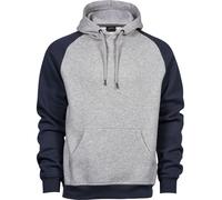 Tee Jays Mens Two-Tone Hooded Double Stitched Large Front Pocket Sweatshirt