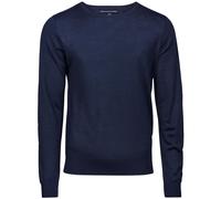 Tee Jays Merino Wool Blend BLACK GREY or BLUE Crew Neck Sweater Jumper