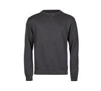 Tee Jays Ribbed Interlock Crewneck Sweatshirt with Elastane Rib Herringbone Tape