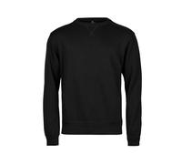 Tee Jays Ribbed Interlock Crewneck Sweatshirt with Elastane Rib Herringbone Tape