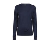Women's round-neck sweater Tee Jays Bleu M