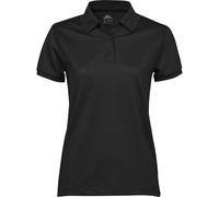 TEE JAYS Women's Club Polo Shirt in Black | Size: Medium TEE JAYS Black M