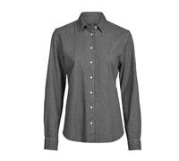 TEE JAYS Women's Denim Shirt in True Black | Size: Medium TEE JAYS True Black M