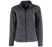 TEE JAYS Women's Full Zip Active Lightweight Fleece Jacket in Dark Grey | Size: Large TEE JAYS Dark Grey L