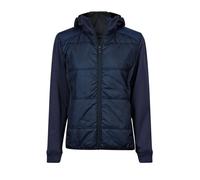 Tee Jays Womens Hybrid-Stretch Hooded Jacket Outdoor Winter Warm Coat Full Zip