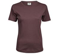 Tee Jays Womens/Ladies Interlock Short Sleeve T-Shirt (M) (Grape)