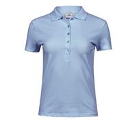 Luxury Stretch Short Sleeve Polo Shirt TEE JAYS Light Blue XXXL