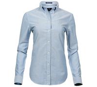 TEE JAYS Women's Perfect Oxford Shirt in Light Blue | Size: 14 TEE JAYS Light Blue 14