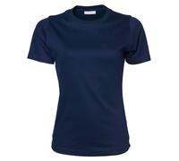 Tee Jays Womens/Ladies Plain Interlock Short Sleeve T-Shirt BC3321