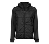 TEE JAYS Women's Stretch Hooded Jacket in Black | Size: Medium TEE JAYS Black M