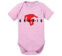 Tee Kiki Air Khabib II MMA Baby Proverbs Romper Organic Cotton Bodysuit Boys & Girls 0-12, Größe2:56/0-2 Month, Baby:Pink