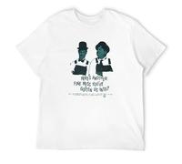 Tee Laurel & Hardy Tv Show Here'S Another Fine Mess T-Shirt White XL