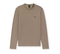 BOSS Long-Sleeved Stretch-Cotton Logo T-Shirt