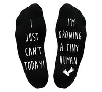 Tee Monkey Can't Today Tiny Human Sole Socks Pregnancy Maternity Leave For Her Funny