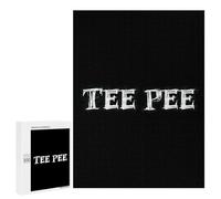 Tee Pee Vertical Wooden Jigsaw Puzzles for Adults Challenge Intelligent Puzzle Letter on Back Picture Home Decor