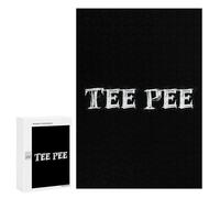 Tee Pee Vertical Wooden Jigsaw Puzzles for Adults Challenge Intelligent Puzzle Letter on Back Picture Home Decor