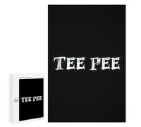 Tee Pee Vertical Wooden Jigsaw Puzzles for Adults Challenge Intelligent Puzzle Letter on Back Picture Home Decor